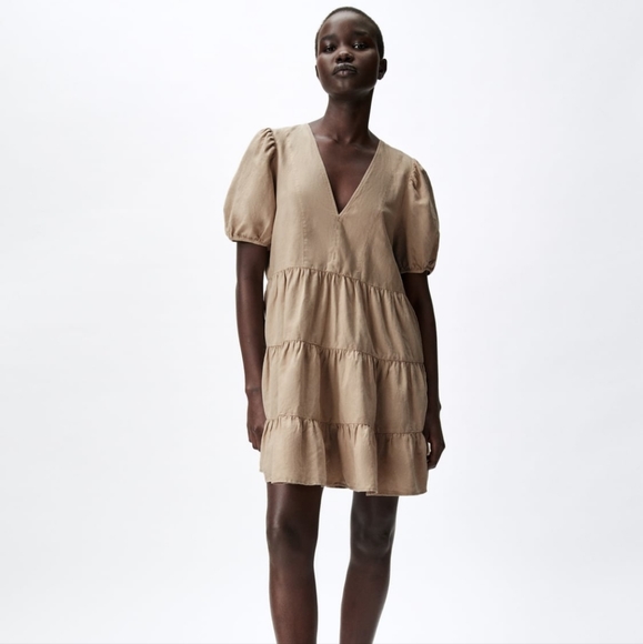zara short tiered dress Zara | Dresses | Zara Nwt Short Tiered Dress Sz L